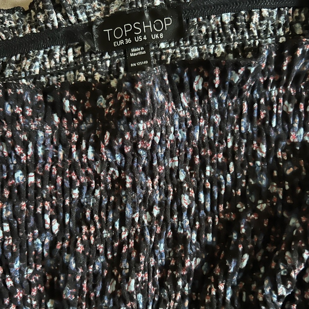 Comfy TopShop Square Neck Floral Top